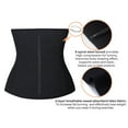 thumbnail image 4 of YIANNA Women Zip&Hook Latex Waist Training Cincher Underbust Hourglass Body Shaper Black-3XL, 4 of 7