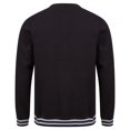thumbnail image 3 of Front Row - Jersey de Rayas para Adultos Unisex (Negro, Gris Jaspeado), 3 of 3