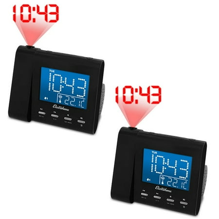 Electrohome Projection Alarm Clock with AM/FM Radio ...