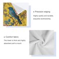 thumbnail image 4 of 3 Piece Bath Towels Set Bath Towel, Hand Towel and Face Towel for Bathroom, Gym, Hotel Bluebird Surrounded by Flowers, 4 of 8