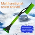 thumbnail image 5 of 3-in-1 Snow Brush and Ice Scraper for Car, Extendable Snow Removal Tool with Foam Grip, Winter Auto Accessories ( Green ), 5 of 6
