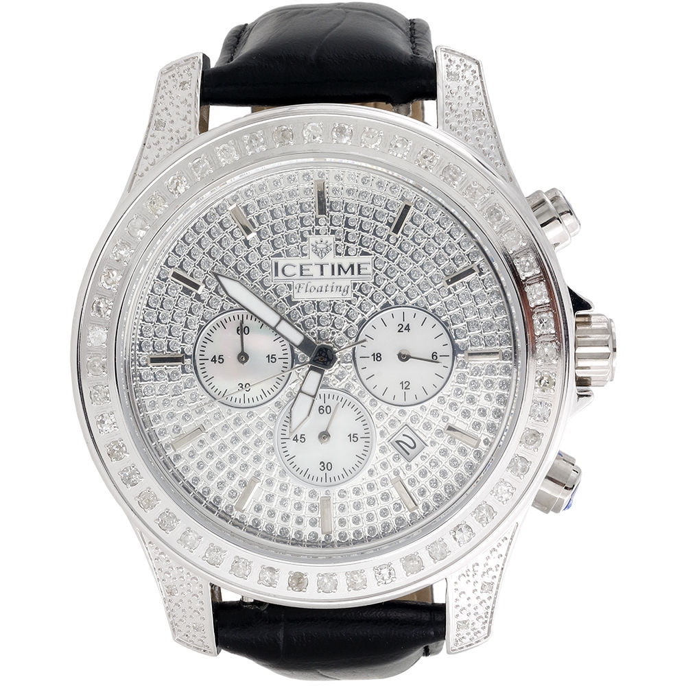 ice time men's diamond watch