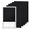 Black-24"W x 72"H - 12 PC, variant on Blackout Paper Window Blinds Black 48"W x 72"H - 12 PC Temporary Cut-to-Size Use
