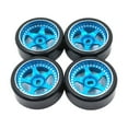 thumbnail image 1 of Llanta de rueda Bewildely 27mm para coche de control remoto 4 piezas para 1/28 Wltoys K969 K979 K989 Kyosho color cielo azul, 1 of 6