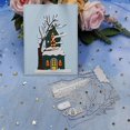 thumbnail image 3 of Troqueles de corte de metal con diseño de castillo de nieve, plantilla para álbum de recortes, tarjeta de papel, molde, relieve, decoración, 3 of 5