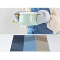 thumbnail image 5 of Unique Bargains Set of 6 Placemats for Dining Table Decor Wipeable Table Mat Blue, 5 of 7