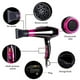 thumbnail image 2 of Secador de pelo profesional de iones negativos, 3500 W, potente, de secado rápido, silencioso, cable largo, con boquilla y difusor, 2 velocidades y 3 niveles de calor (morado-2)., 2 of 5