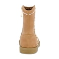thumbnail image 6 of Jessica Simpson Girls Toddler Layla Stripe Cognac Brown Side Zipper Boot, 6 of 7