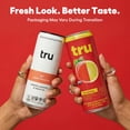 thumbnail image 2 of Tru Organic Energy Drink Variety Pack, Caffeinated Sparkling Water with Real Fruit Juice, 3 Flavors, Natural Caffeine, No Added Sugar, Keto, Vegan, Kosher, Gluten Free, 12 Fl Oz (Pack of 12), 2 of 8