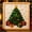 Christmas Tree, variant on Christmas Kintsugi Fabric Art Kit for Adults, DIY Xmas No-Sew Fabric Mosaic Wall Art Craft Kit with Wooden Frame Pre-Cut Template Picture Art for Holiday Home Decor Gifts