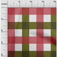 thumbnail image 1 of oneOone Cotton Poplin Lime Green Fabric Gingham Check Craft Projects Decor Fabric Printed By The Yard 56 Inches Wide, 1 of 4