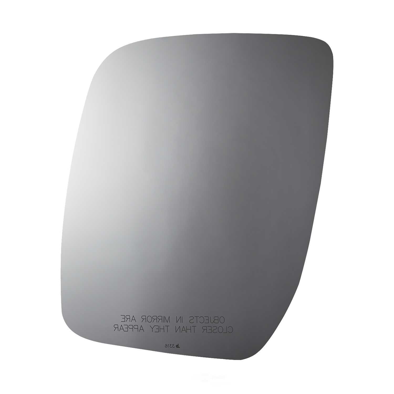 Burco Side View Mirror Replacement Glass - Clear Glass - 3316