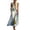 *11-Multicolor, variant on Women's Geometric V-Neck Linen Maxi Dress,Ladies Sleeveless Button Detail Loose Casual Dress,Art Abstract Summer Streetwear for Women,Multicolor,S-3XL