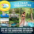 thumbnail image 6 of U.S. Pool Supply Swimming Pool 4 Foot Leaf Skimmer Net with 4 Connecting Aluminum Pole Sections - Fine Mesh Netting for Fast Cleaning of Debris - Clean Spas & Ponds, 6 of 6