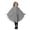 A162 Grey, variant on Yuncity Kids Halloween Cape Ghost Print Hooded Sleeveless Cloak Cozy Lightweight Fall Winter Poncho Holiday Party Stage Performance Black
