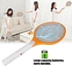 thumbnail image 3 of Cordless and rechargeable electric mosquito swatter, orange, 3 of 3