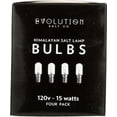 thumbnail image 2 of Evolution Himalayan Salt Lamp Bulbs, 15W Warm White Decorative Light Bulbs, 4 Pack, 2 of 3