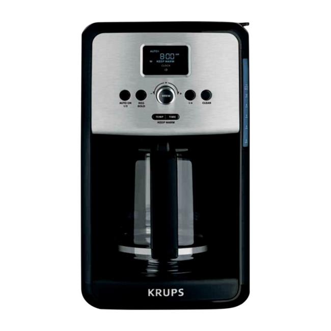 Krups EC314050 Savoy 12Cup Coffee Maker Stainless Steel Walmart Canada