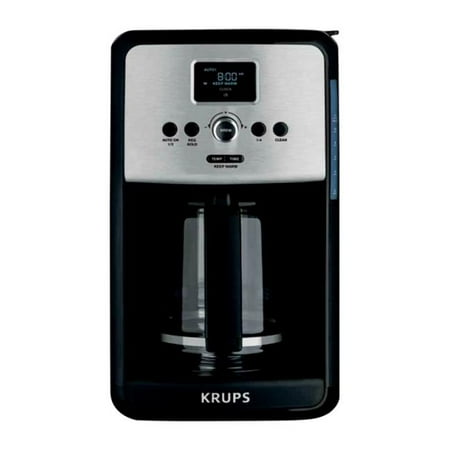 Krups EC314050 Savoy 12-Cup Coffee Maker Stainless Steel ...