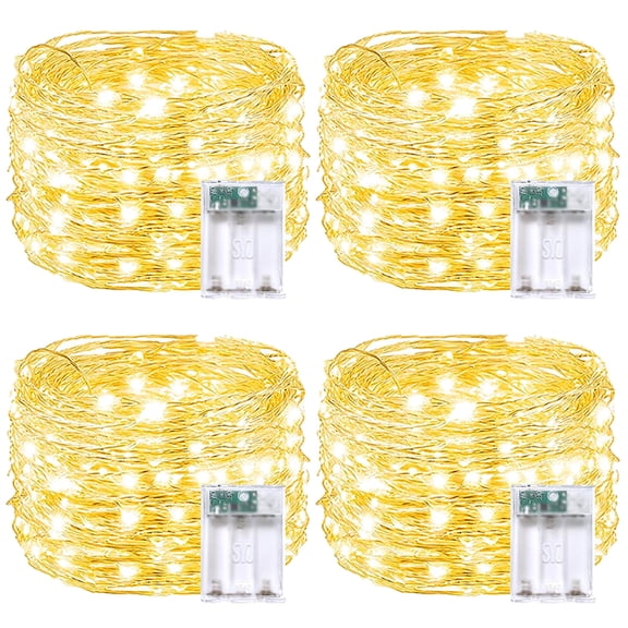 SYJ12 Battery-Powered LED Mini String Light Set - 7ft 20-Light Waterproof String Lights, Ideal for Large-Scale Decorations, Suitable for DIY Crafts