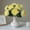 🔥 Yellow_Hot, variant on ZYXWVU Artificial Chrysanthemum Bouquet Faux Mum Flowers Festive Floral Decor For Home Office Table Centerpiece Wedding Party Arrangement Vase