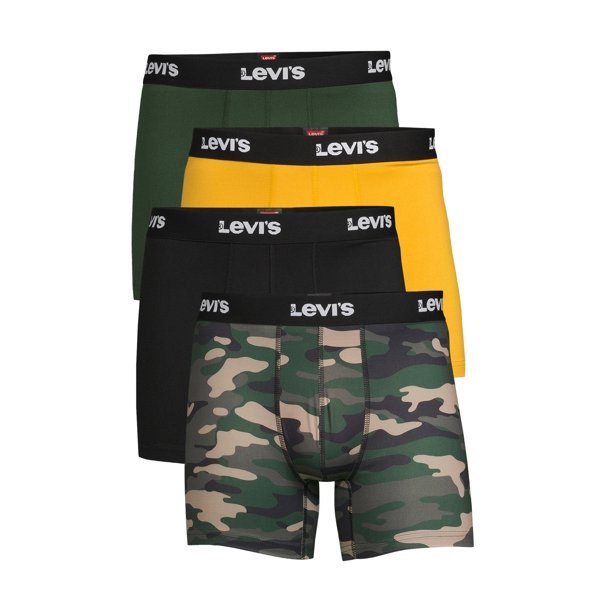 Levi’s 4Pack Adult Mens Microfiber Boxer Briefs, Sizes SXL