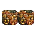 thumbnail image 7 of Windshield Sun Shade, Halloween Carved Pumpkin Art Foldable Car Sun Shade Windshield for Front, 2 Pieces, 7 of 7