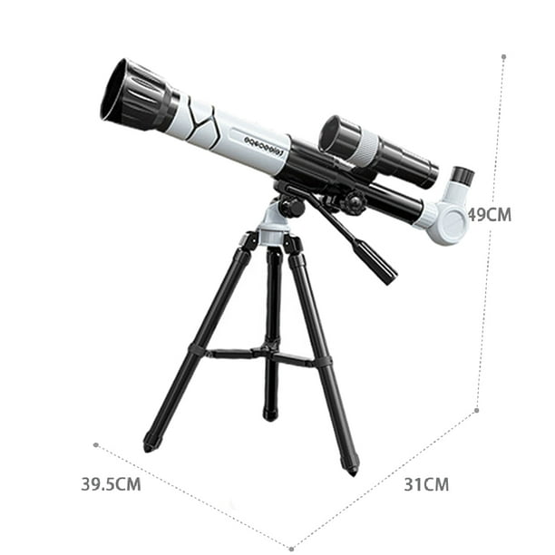 Telescopio astronómico profesional HD con oculares monocular (blanco) Likrtyny Para estrenar