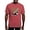 Crimson Red, variant on - Lap Dog Men's Comfort Colors® T Shirt - Mens Comfort Colors Shirt