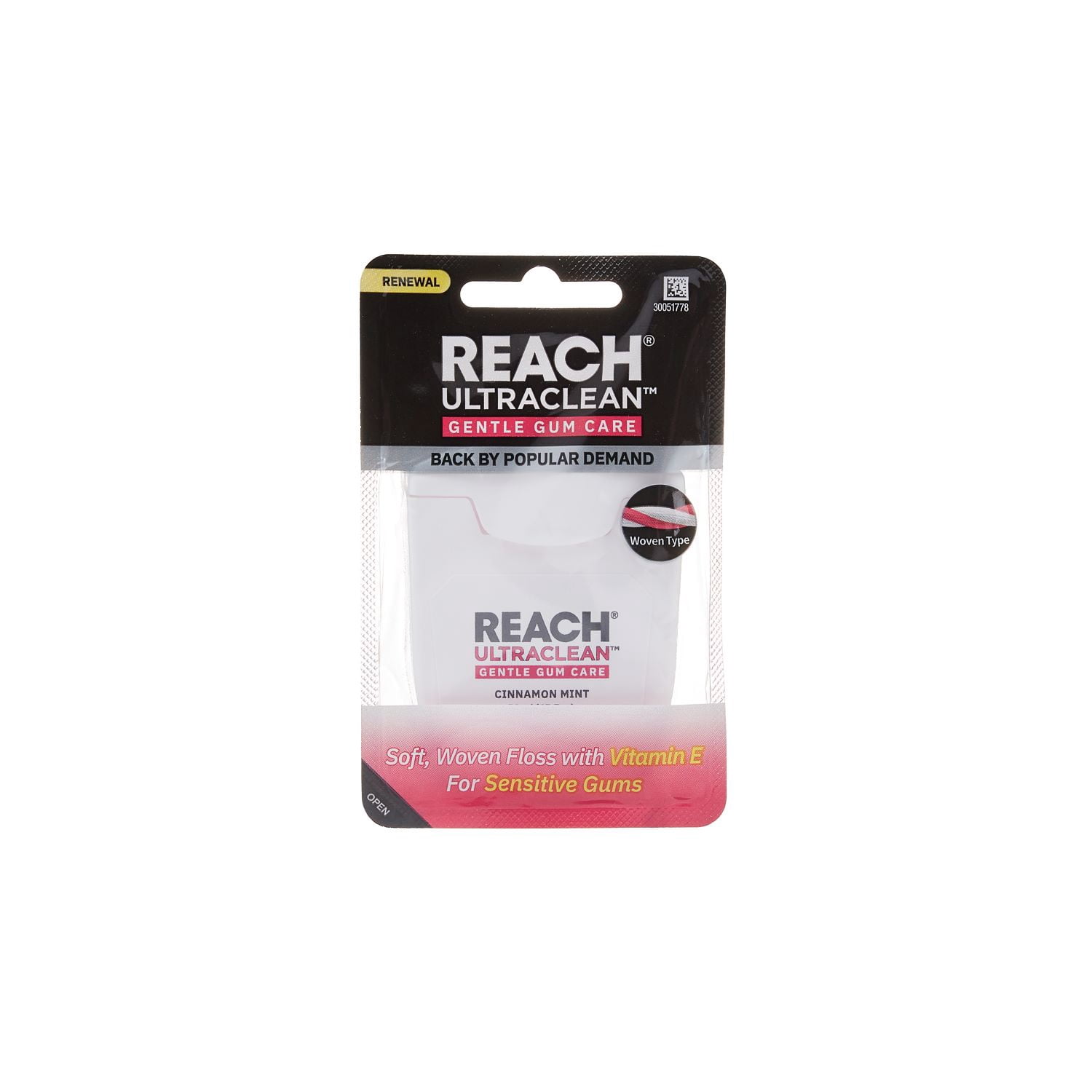(2 pack) REACH Ultraclean Gentle Gum Care Expanding Dental Floss 50YD