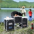 thumbnail image 2 of Foldable Aluminum Kitchen for Outdoor Use / Quick Setup and Easy Carrying, 2 of 6