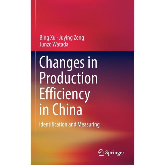 Changes in Production Efficiency in China: Identification and Measuring, (Hardcover)