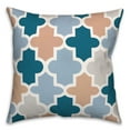 thumbnail image 2 of Creative Products V Quatrefoil Monogram 18 x 18 Spun Poly Pillow, 2 of 3