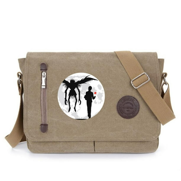 Bolso de hombro de lona tipo Messenger Bag Deaths Notes Anime