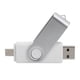 thumbnail image 2 of U Disk USB2.0 Complemento de clip giratorio de doble propósito Unidad flash para automóvil OTG + herramienta de transmisión USB (4 GB), 2 of 8