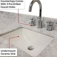 thumbnail image 3 of Functional Bathroom Solution - 36-inch Blue Vanity Cabinet with Faucet Set and Soft Close Feature, 3 of 4