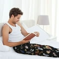 thumbnail image 5 of Honiee Butterfly1 for men - a sleek fusion of Straight Pajama Pants, versatile Lounge Pants, and cozy Sleepwear, all rolled into one-Large, 5 of 6