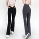 thumbnail image 3 of Leggings acampanados, pantalones de Yoga para mujer, cintura alta, pierna ancha, gimnasio, Fitness, deportes, pantalones acampanados negros, pantalones de baile latino, 3 of 5