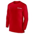 thumbnail image 2 of Men's Nike Red Georgia Bulldogs 2024 Sideline Coach UV Performance Long Sleeve T-Shirt, 2 of 3