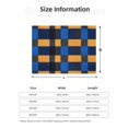 thumbnail image 2 of Horizontal Flannel Blanket Is Light Warm Soft Anti-Pilling Anti-Wrinkle Anti-Allergy And No Hair Loss For Bed And Sofa Camping Travel Cornflowerblue Buffalo Plaid Check Tartan Scotland_2, 2 of 8