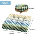 thumbnail image 7 of Buffalo Plaid Floor Pillow for Adults - Thick & Supportive Meditation Cushion, Classic Red and Black Plaid, PP Cotton Filled, Ideal for Yoga & Tea Ceremony, 7 of 7