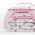 thumbnail image 4 of Sleep Zone Kids Bedding Comforter Set Full/Queen Size - Super Soft & Cute Printed 3-Piece Comforter Set All Seasons for Boys, Girls, Fade Resistant, Machine Washable, Rainbow, 4 of 5