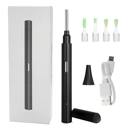Kit De Nettoyage D'oreilles Sans Fil 6 En 1 Avec Otoscope - Marque DYMROGE, Série 100, Neuf