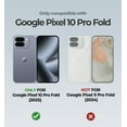 thumbnail image 3 of Dexnor Magnetic Case for Google Pixel 10 Pro Fold with Dual Kickstands & Front Screen Protector & Hinge Protection, Compatible with MagSafe, Full-body Rugged Protective Bumper Covers, Black, 3 of 8