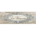 thumbnail image 2 of Williams, Todd 14x7 Black Ornate Wood Framed with Double Matting Museum Art Print Titled - La Baignoire Sign, 2 of 4