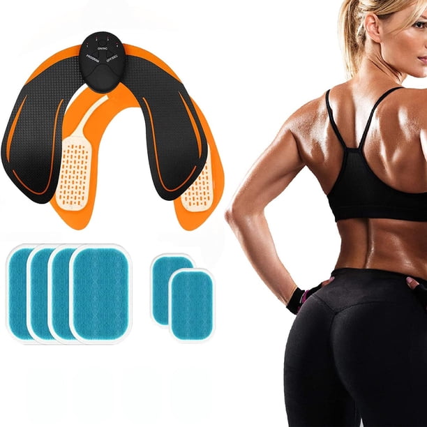 Masajeador De Cadera Pegatina Masajeador de glúteos inalámbrico Pegatina Control remoto recargable Entrenador de cadera Parche