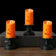 thumbnail image 4 of HEVIRGO 6 Pcs Flameless Candle Portable Safe Halloween Flickering Candles for Home Decor, 4 of 9