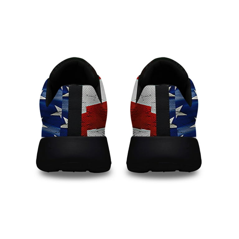 Italian American flag Shoes Sneakers Black Size 12 Walmart