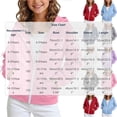 thumbnail image 3 of Girls Cute Hooded Jacket Full Zip Soft Fleece Bow Long Sleeve Sweatshirt Coat with Side Pockets Casual Daily Outwear Tops Red 14-15Y, 3 of 7