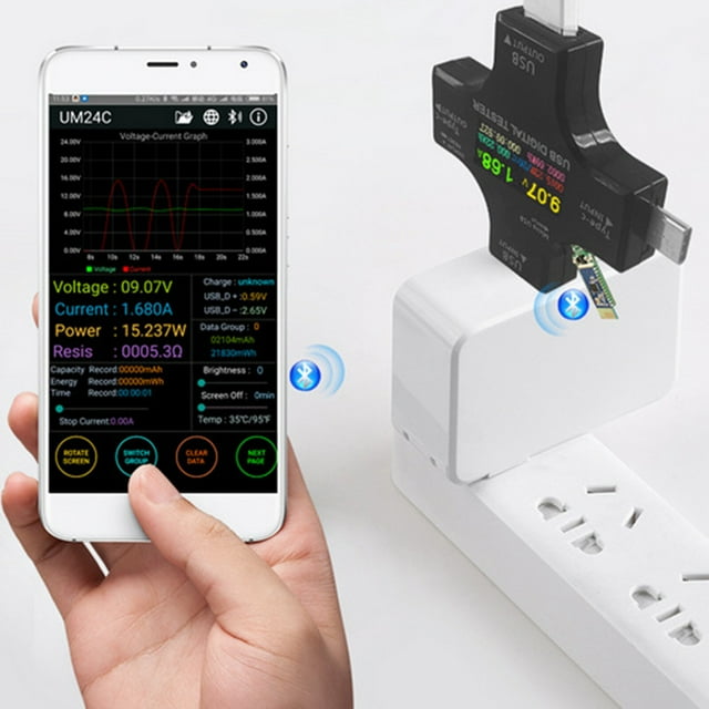 Type-C pd USB Testeur Thermistance de Haute Précision pour Banque d'Alimentation de Téléphone d'Ordinateur